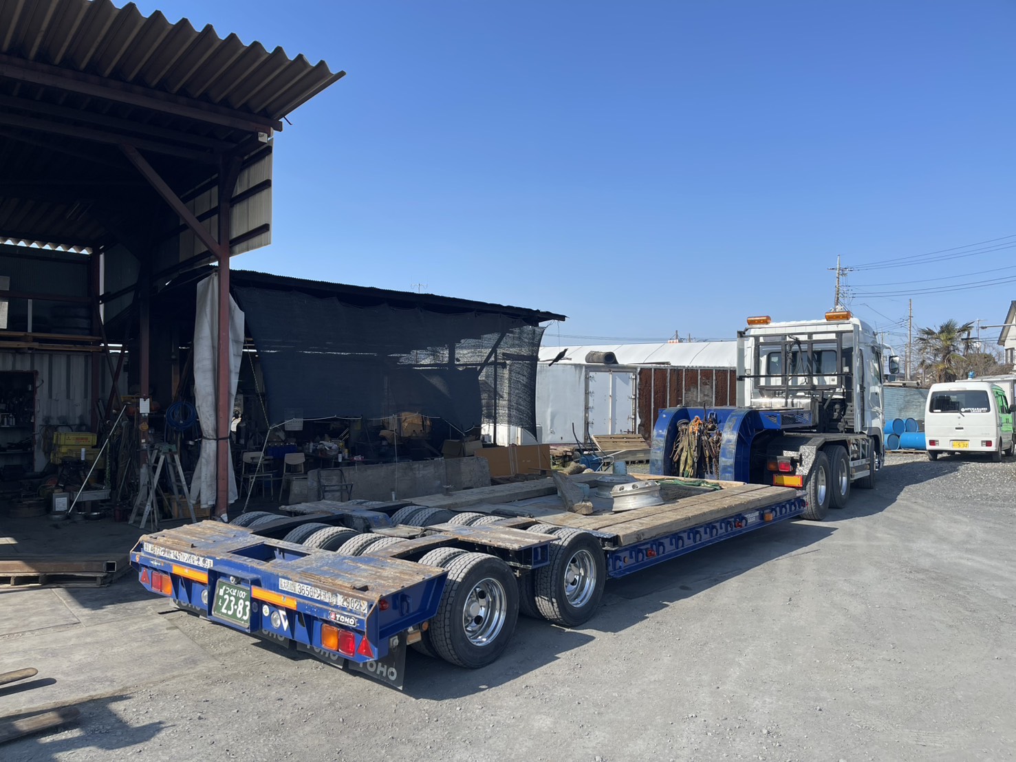 大型トレーラー 台車② 最大積載量36,500kg